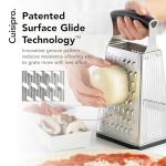 Cuisipro Stainless Steel 4-Sided Cheese Grater