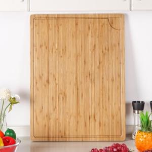 Extra Large Bamboo Cutting Board with Juice Groove
