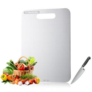 Poreids Stainless Steel Double-Sided Cutting Board