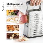 Cuisipro Stainless Steel 4-Sided Cheese Grater