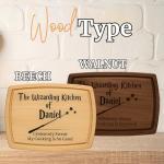 Custom Engraved Cutting Board for Couples