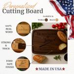 Custom Engraved Cutting Board for Couples