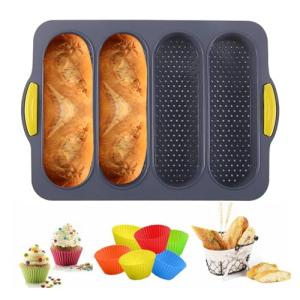 MUJUZE Silicone Non-Stick Bread and Muffin Pan