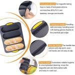 MUJUZE Silicone Non-Stick Bread and Muffin Pan