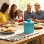 TAOUNOA Ceramic Butter Keeper Crock with Lid