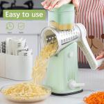 VEKAYA 5-in-1 Rotary Cheese Grater and Slicer