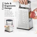 Cuisipro Stainless Steel 4-Sided Cheese Grater