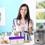 2-Pack Reusable Ice Cream Tub Containers