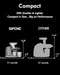 SiFENE Compact Cold Press Juicer for Fruits & Veggies