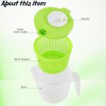 Home-X Salad Spinner with Pouring Spout