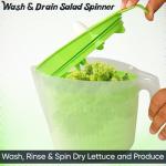Home-X Salad Spinner with Pouring Spout
