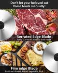 200W Electric Meat Slicer with Adjustable Thickness