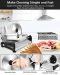 200W Electric Meat Slicer with Adjustable Thickness