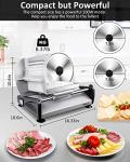 200W Electric Meat Slicer with Adjustable Thickness