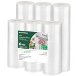 Bonsenkitchen Vacuum Sealer Bags, 6 Pack, BPA-Free