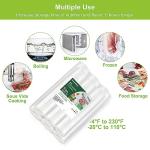 Bonsenkitchen Vacuum Sealer Bags, 6 Pack, BPA-Free