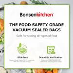 Bonsenkitchen Vacuum Sealer Bags, 6 Pack, BPA-Free