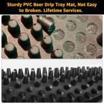 Beer Tower Drip Tray Non-Slip Kegerator Mat