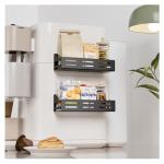 Magnetic Spice Rack with Paper Towel Holder