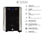 Compact Mini Fridge with Temp Control & USB Ports