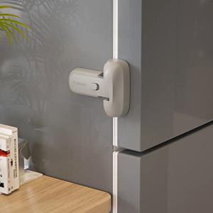 Childproof Refrigerator Lock for Kids - Grey