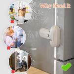 Childproof Refrigerator Lock for Kids - Grey
