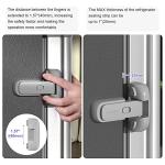 Childproof Refrigerator Lock for Kids - Grey