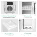 CROWNFUL 4L Mini Portable Cooler and Warmer