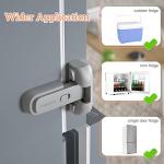 Childproof Refrigerator Lock for Kids - Grey