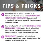 DIY Churro Kit with Mix and Piping Set