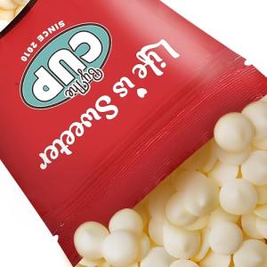 White Chocolate Melting Wafers, 5 lb Bulk Bag