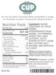 White Chocolate Melting Wafers, 5 lb Bulk Bag