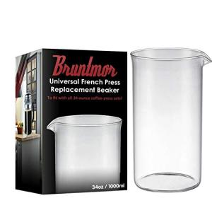Bruntmor 34 oz French Press Replacement Glass Carafe