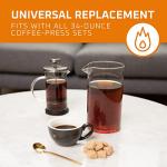 Bruntmor 34 oz French Press Replacement Glass Carafe