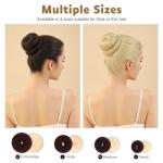 FANDAMEI Hair Bun Maker Set with Elastic Bands