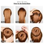 FANDAMEI Hair Bun Maker Set with Elastic Bands