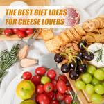Bamboo Charcuterie Board Set with Slide-Out Drawer