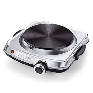 SUNAVO 1500W Electric Single Burner Hot Plate