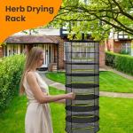 Herb Drying Rack with Zipper and Pruning Shears
