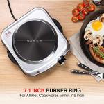 SUNAVO 1500W Electric Single Burner Hot Plate