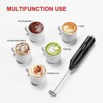 Bonsenkitchen Handheld Milk Frother - Black
