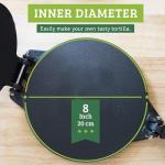 8-Inch Cast Iron Tortilla Press for Tacos