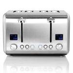Megachef Stainless Steel 4-Slice Toaster