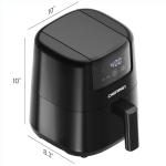 Chefman 2 Qt Mini Digital Air Fryer - Black