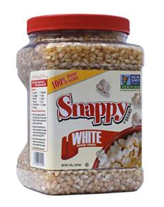 Snappy White Popcorn - 4 Pound Bag