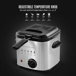 OVENTE 1.5L Electric Deep Fryer - Adjustable Temp