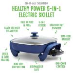 GreenLife 12" Square Electric Skillet with Lid
