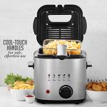 OVENTE 1.5L Electric Deep Fryer - Adjustable Temp