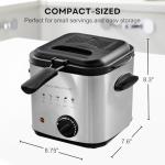 OVENTE 1.5L Electric Deep Fryer - Adjustable Temp