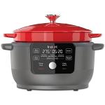 6QT Red Dutch Oven for Versatile Cooking